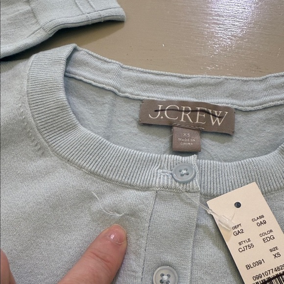 J. Crew New Jackie cardigan in premium ultra-fine cotton Size XS - Picture 10 of 12